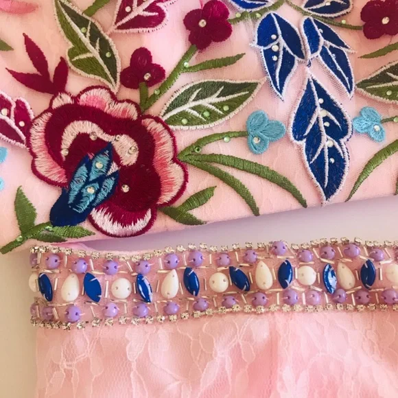 NWT Nox Anabel - 8262 Two Piece Embroidered Mermaid Formal Prom Dress - Picture 10 of 15